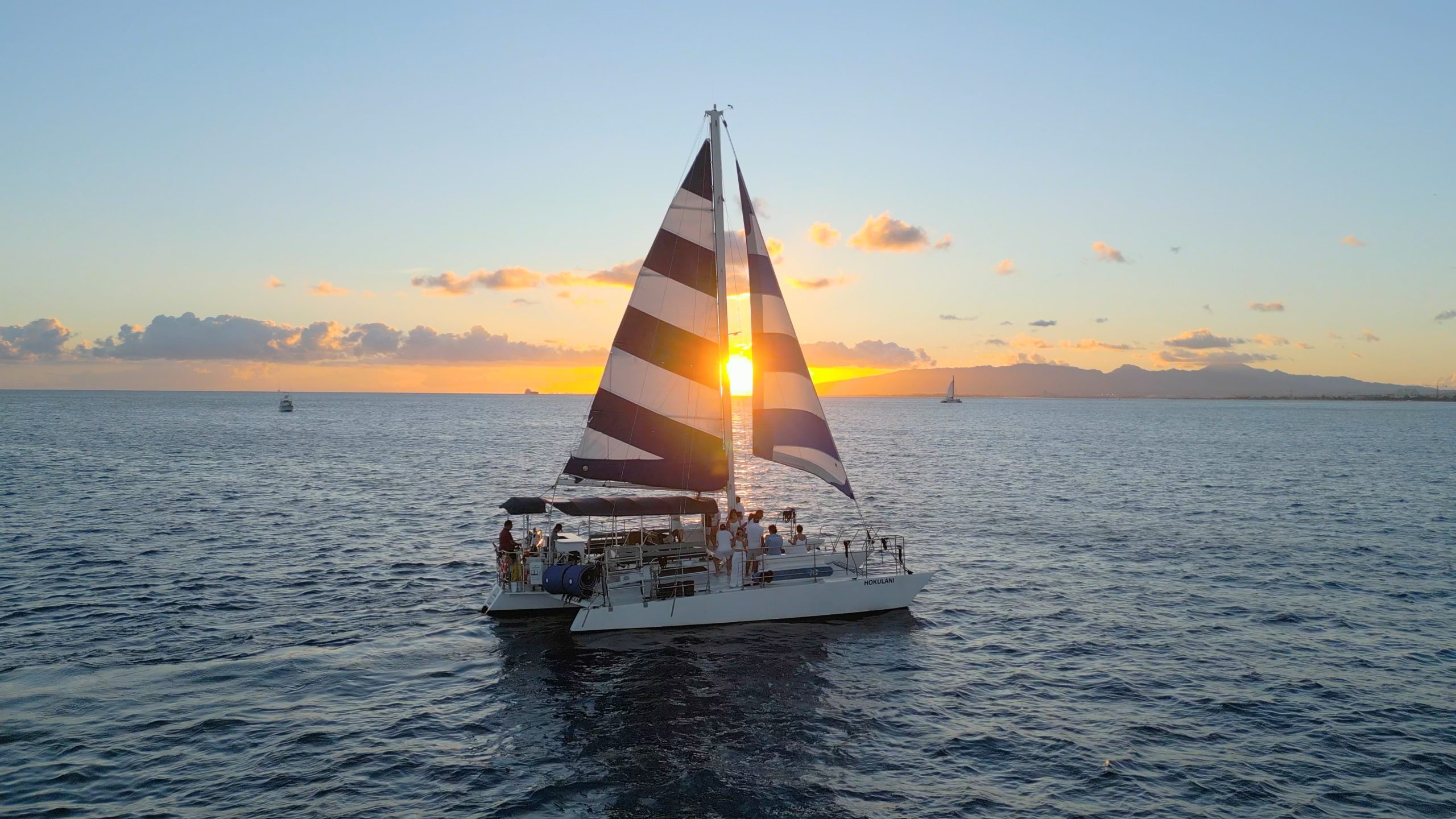 magical waikiki sunset swim & sail tour